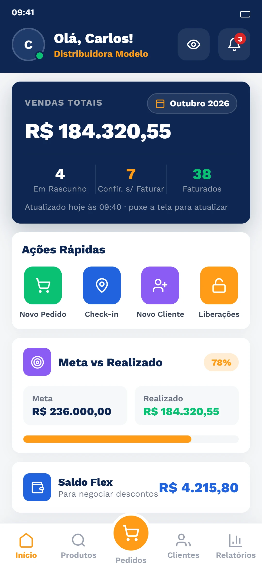 HRC Vendas: App Android e iOS
